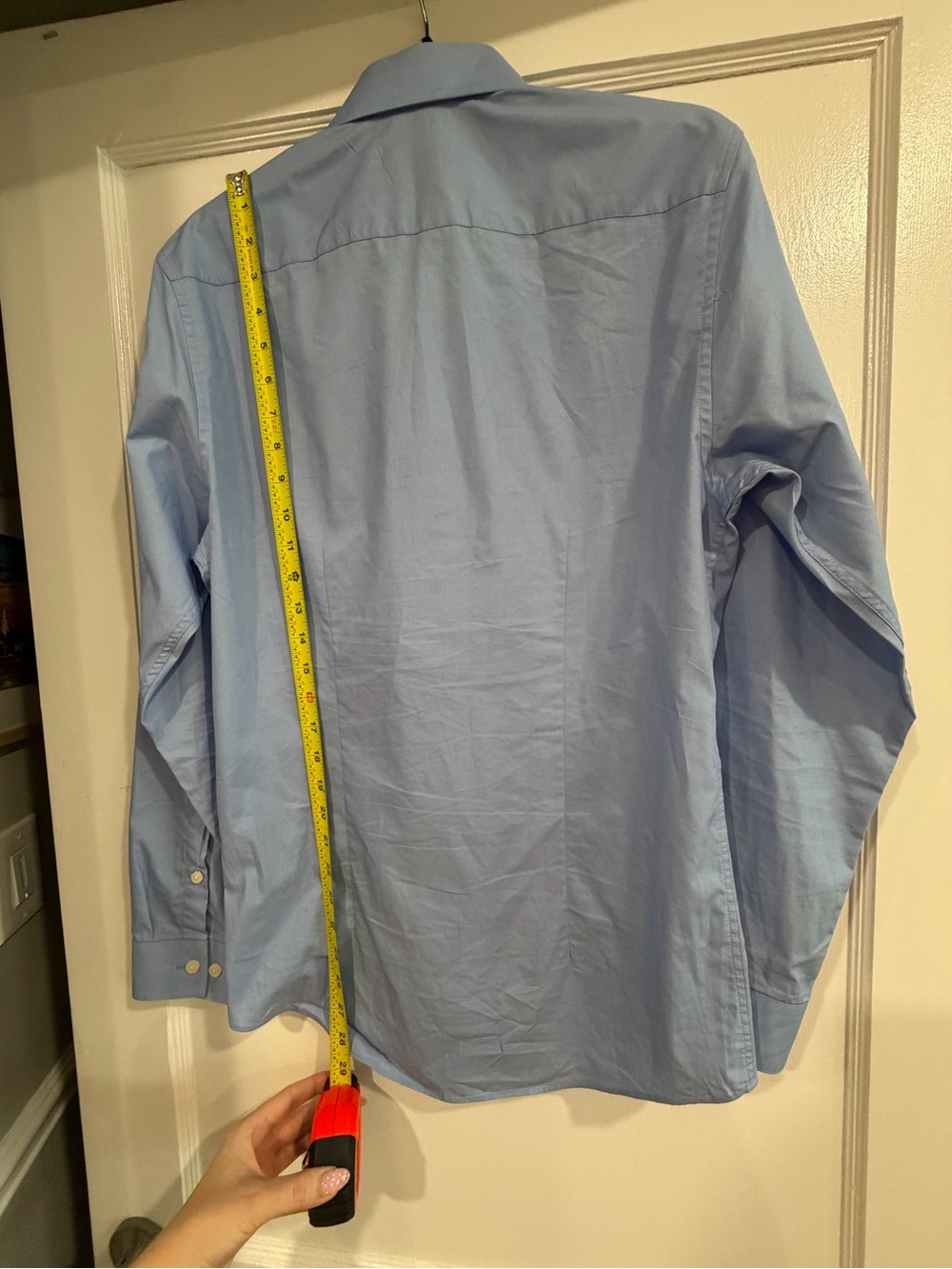 Kenneth Cole Reaction Light Blue Men's Dress Shirt - Button Front - Picture 5 of 5